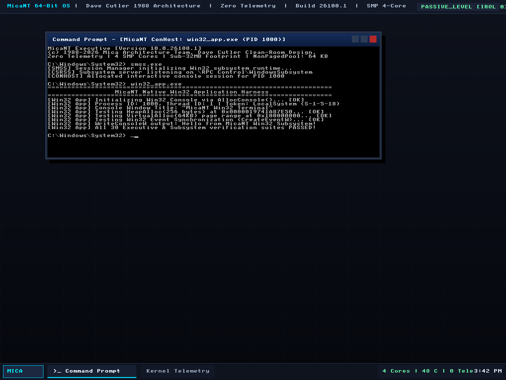 MicaNT ConHost Desktop